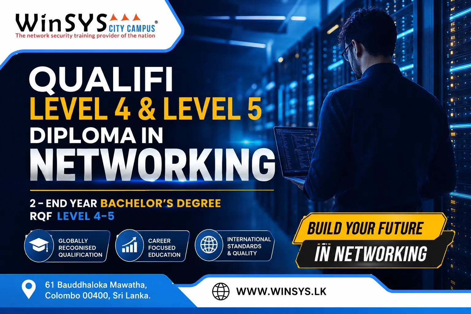 Qualifi Level 4 & Level 5 Diploma in IT-Networking