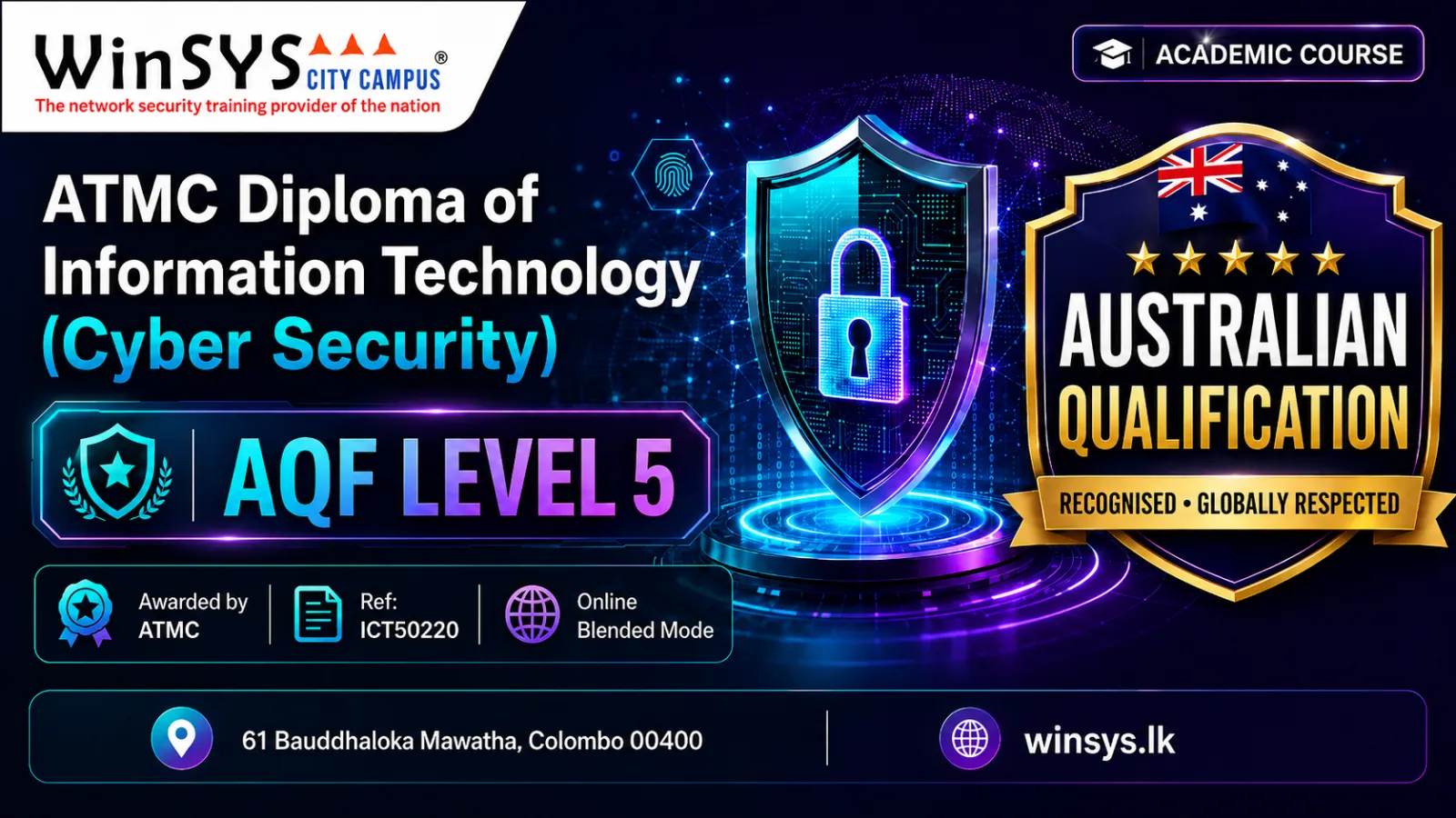ATMC Diploma of Information Technology (Cyber Security)