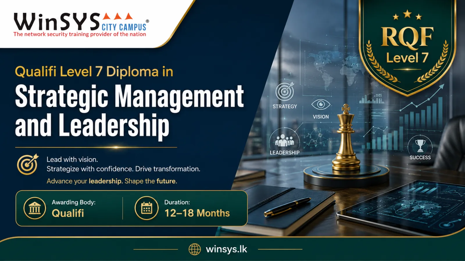 Qualifi Level 7 Diploma in Strategic Management and Leadership