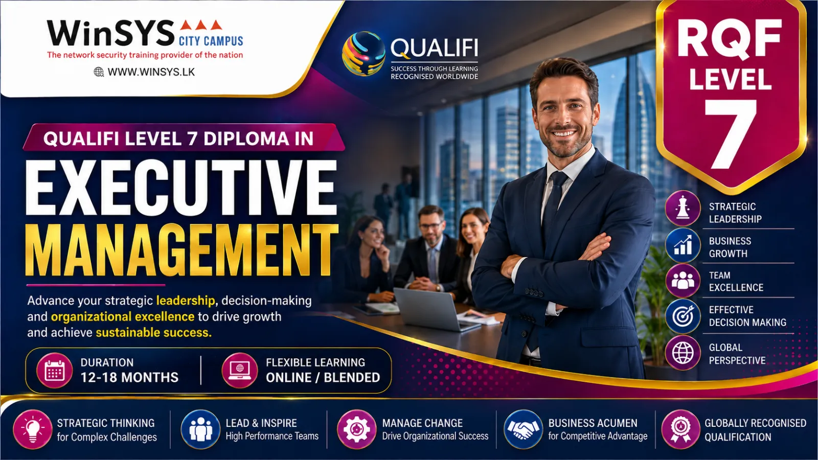 Qualifi Level 7 Diploma in Executive Management