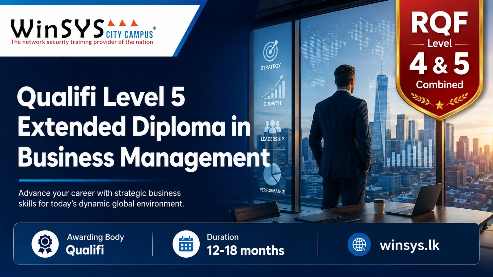Qualifi Level 5 Extended Diploma in Business Management